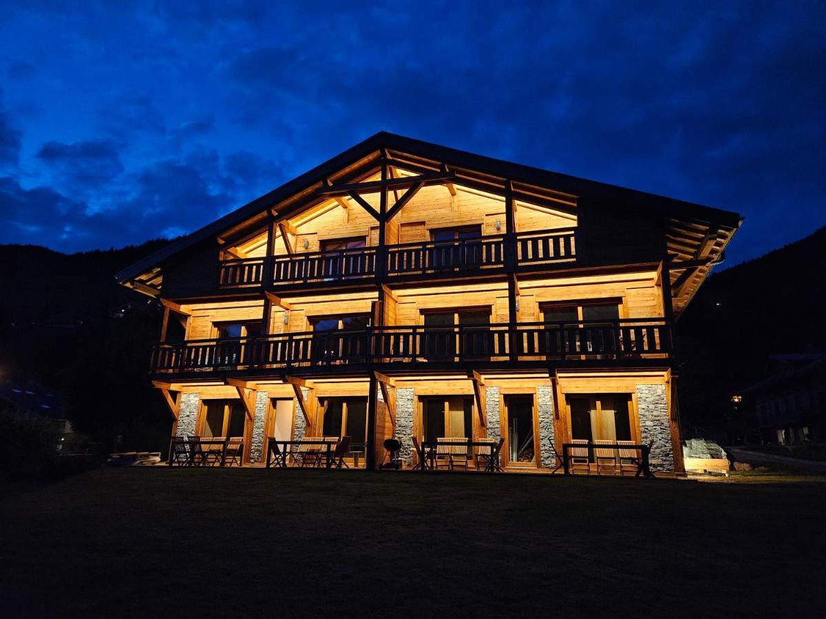 Demi-Chalet Vadel La Panthiaz 15 Pers 5 Chambres Ла-Шапель-д'Абонданс Экстерьер фото
