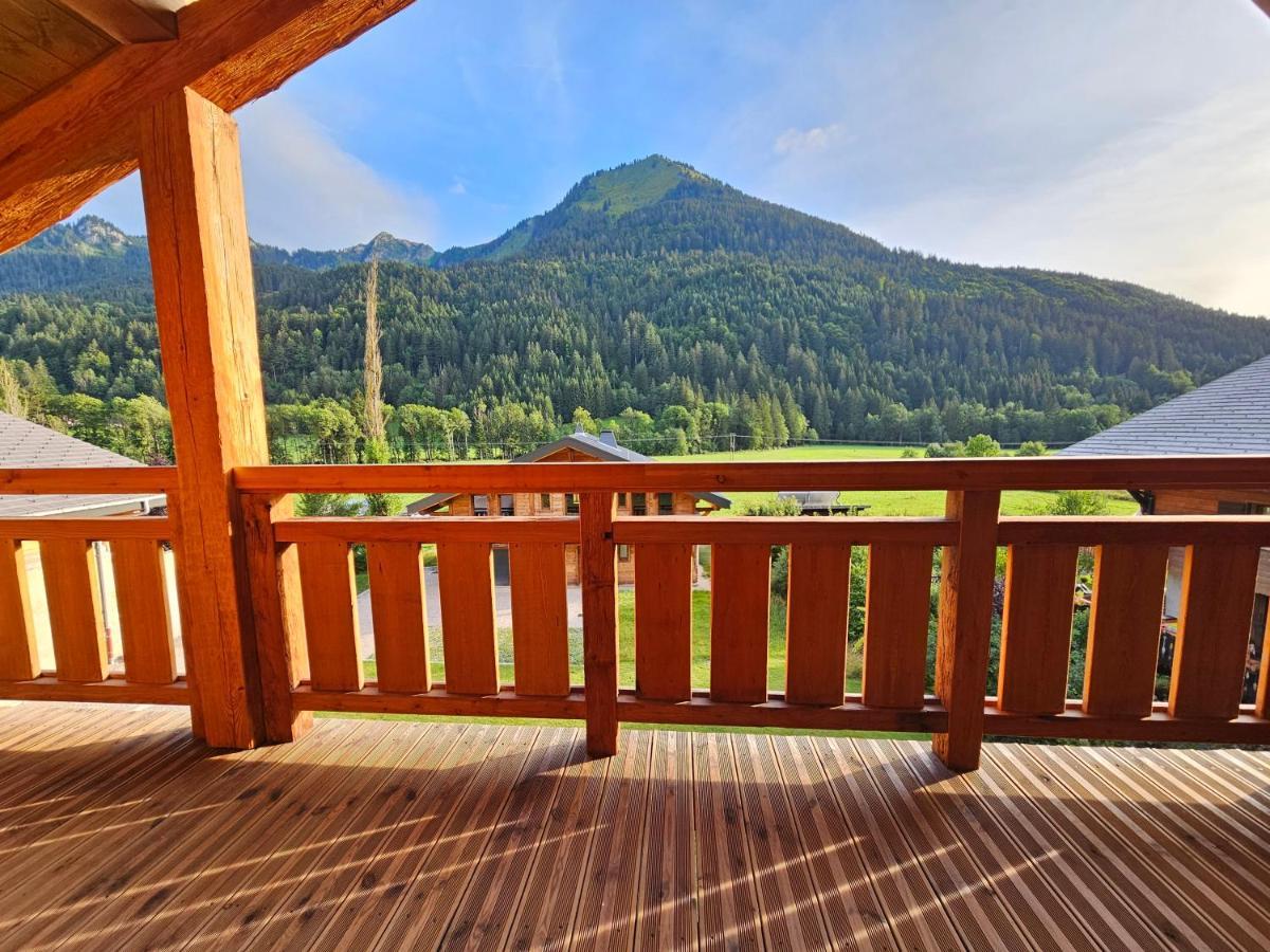 Demi-Chalet Vadel La Panthiaz 15 Pers 5 Chambres Ла-Шапель-д'Абонданс Экстерьер фото