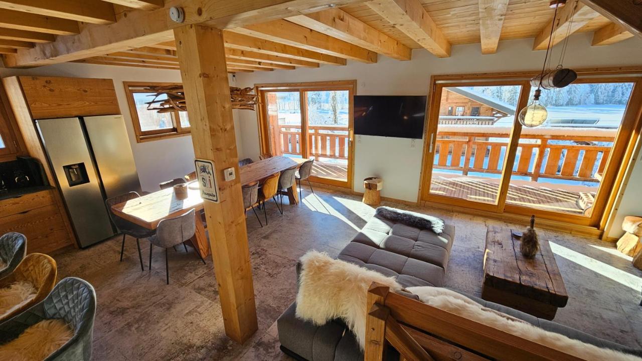Demi-Chalet Vadel La Panthiaz 15 Pers 5 Chambres Ла-Шапель-д'Абонданс Экстерьер фото