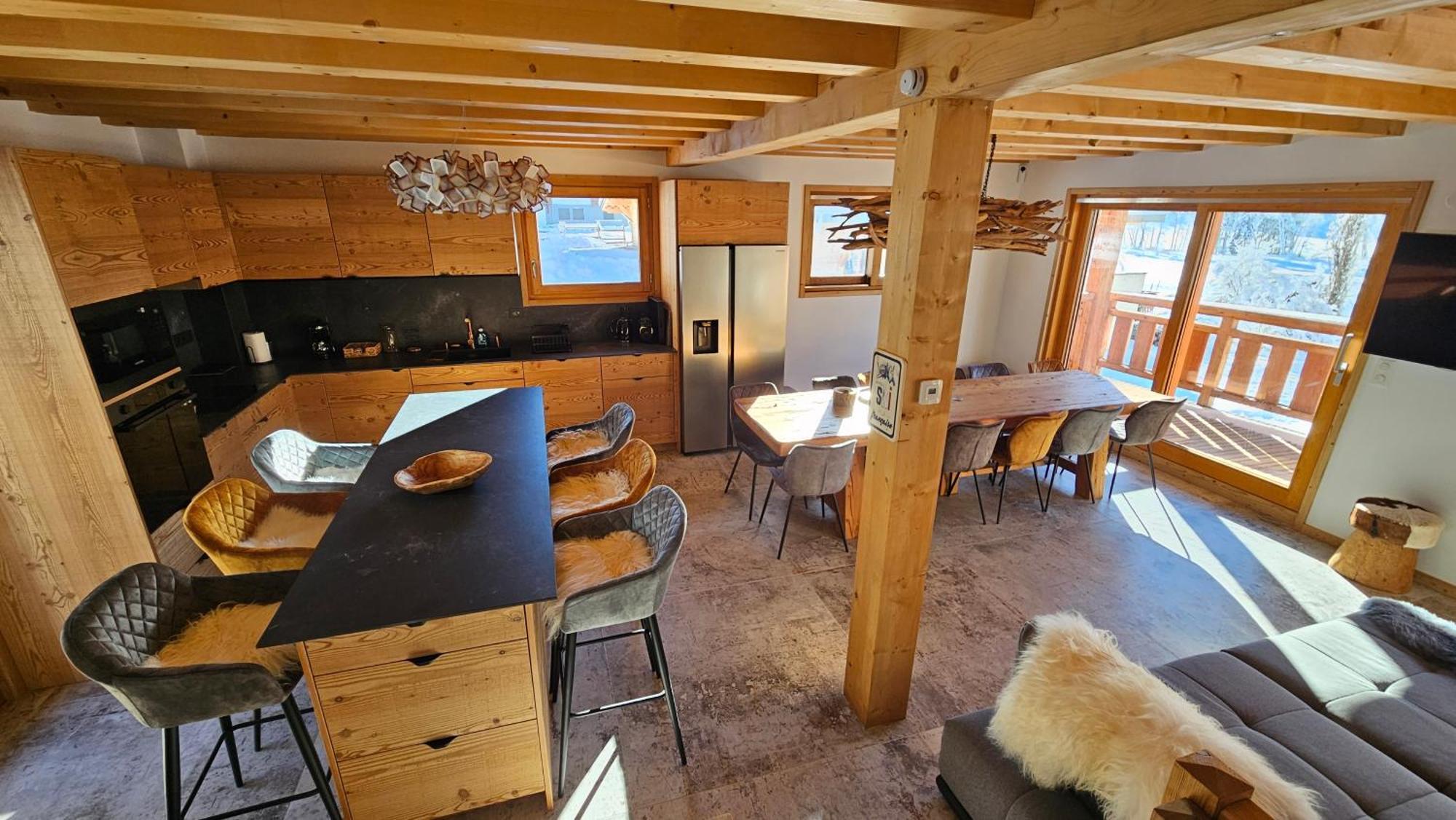 Demi-Chalet Vadel La Panthiaz 15 Pers 5 Chambres Ла-Шапель-д'Абонданс Экстерьер фото