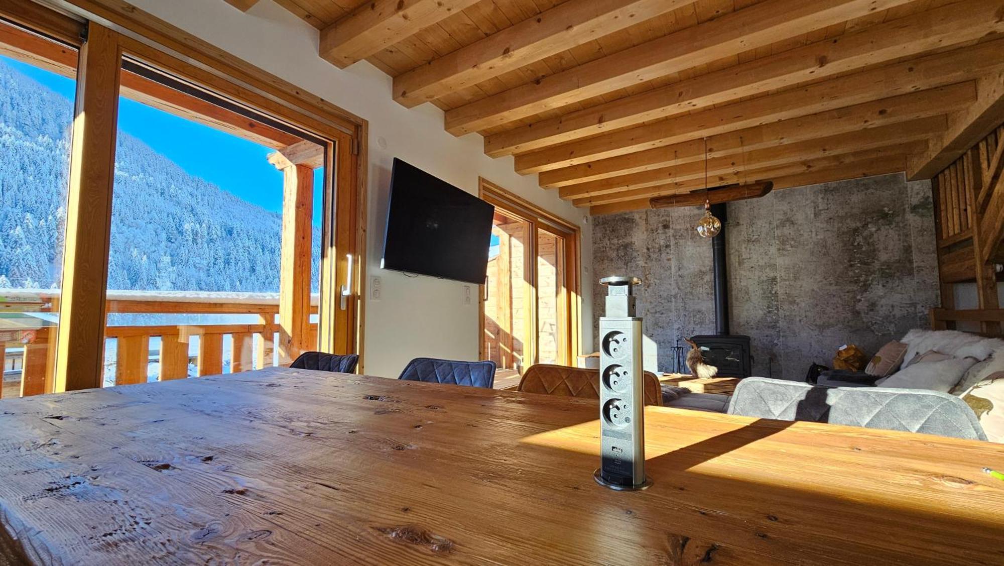 Demi-Chalet Vadel La Panthiaz 15 Pers 5 Chambres Ла-Шапель-д'Абонданс Экстерьер фото