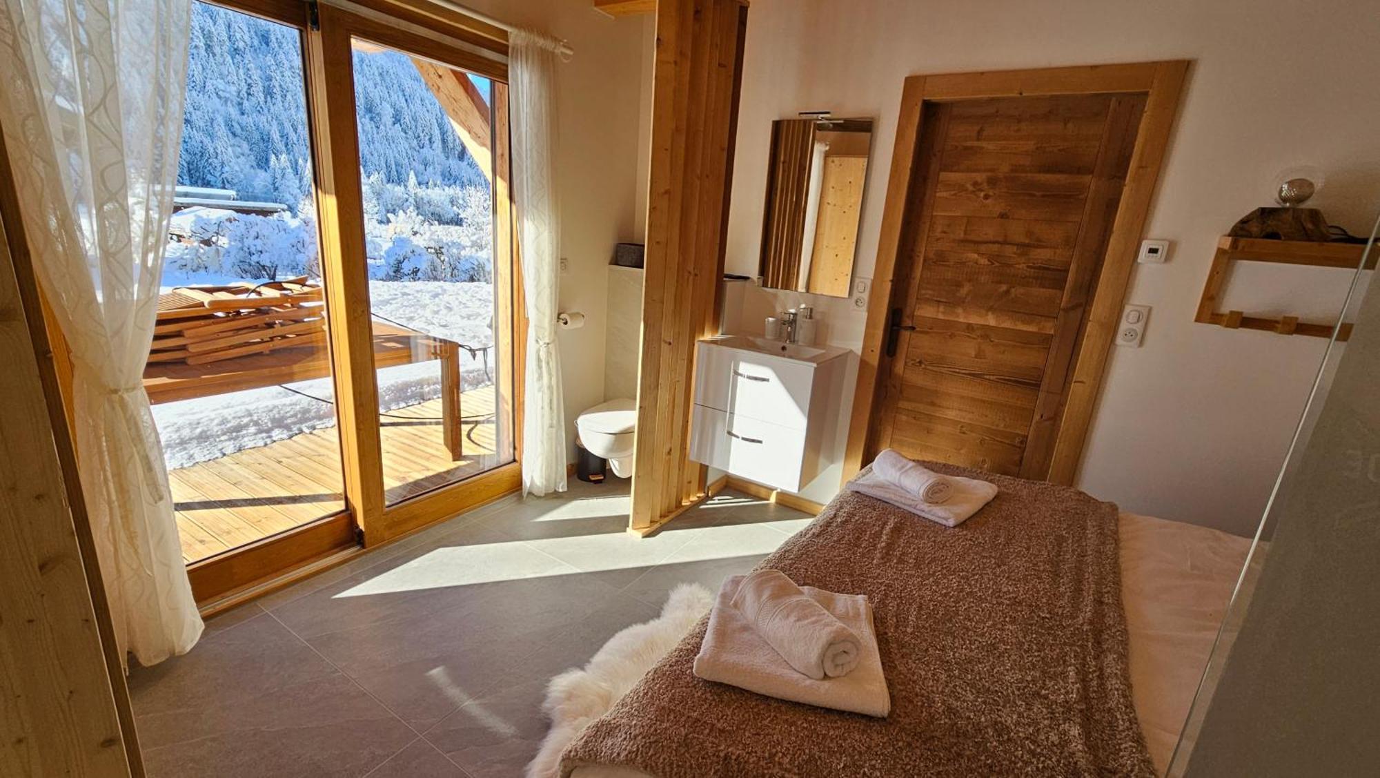Demi-Chalet Vadel La Panthiaz 15 Pers 5 Chambres Ла-Шапель-д'Абонданс Экстерьер фото